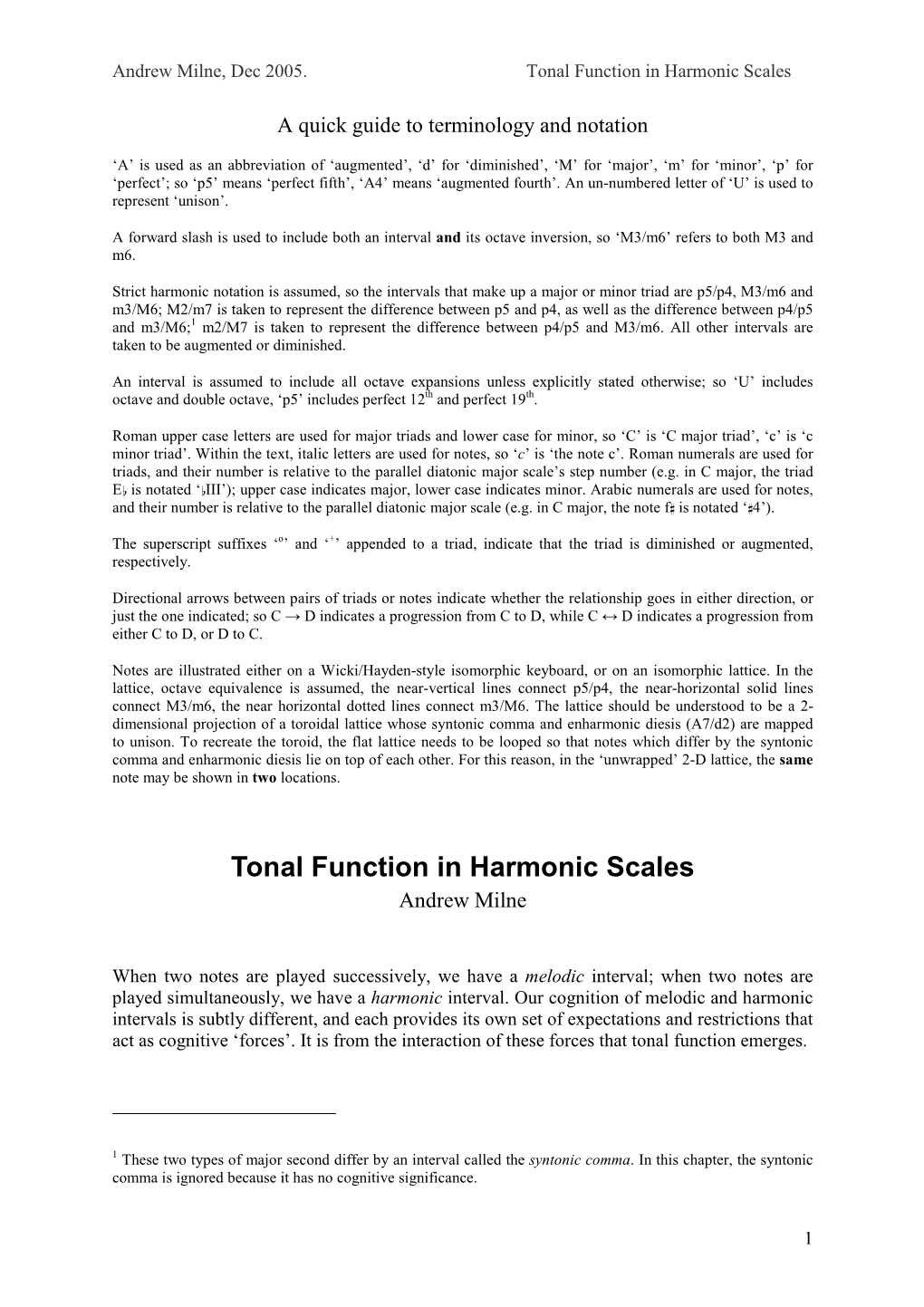 Tonal Function in Harmonic Scales