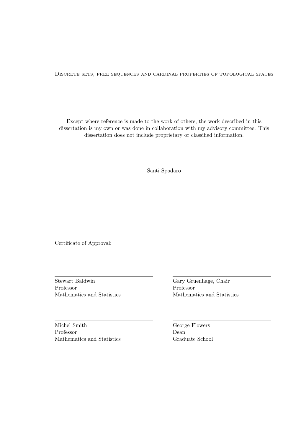 Discrete Sets, Free Sequences and Cardinal Properties of Topological Spaces