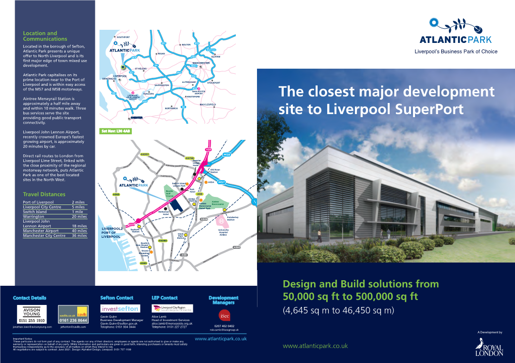 The Closest Major Development Site to Liverpool Superport