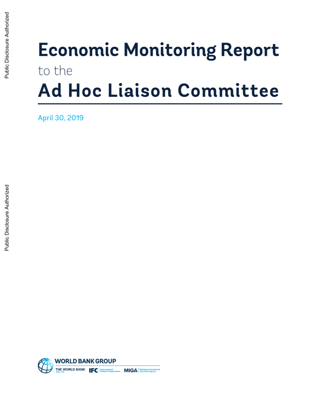 Economic Monitoring Report to the Ad Hoc