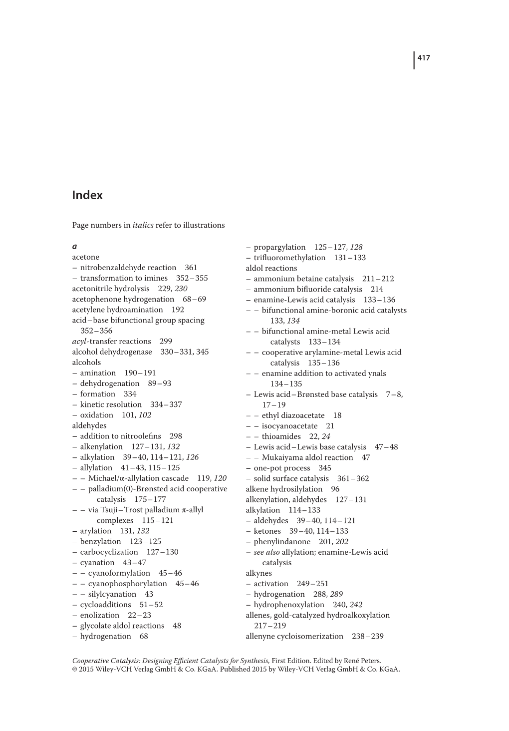 417 Page Numbers in Italics Refer to Illustrations