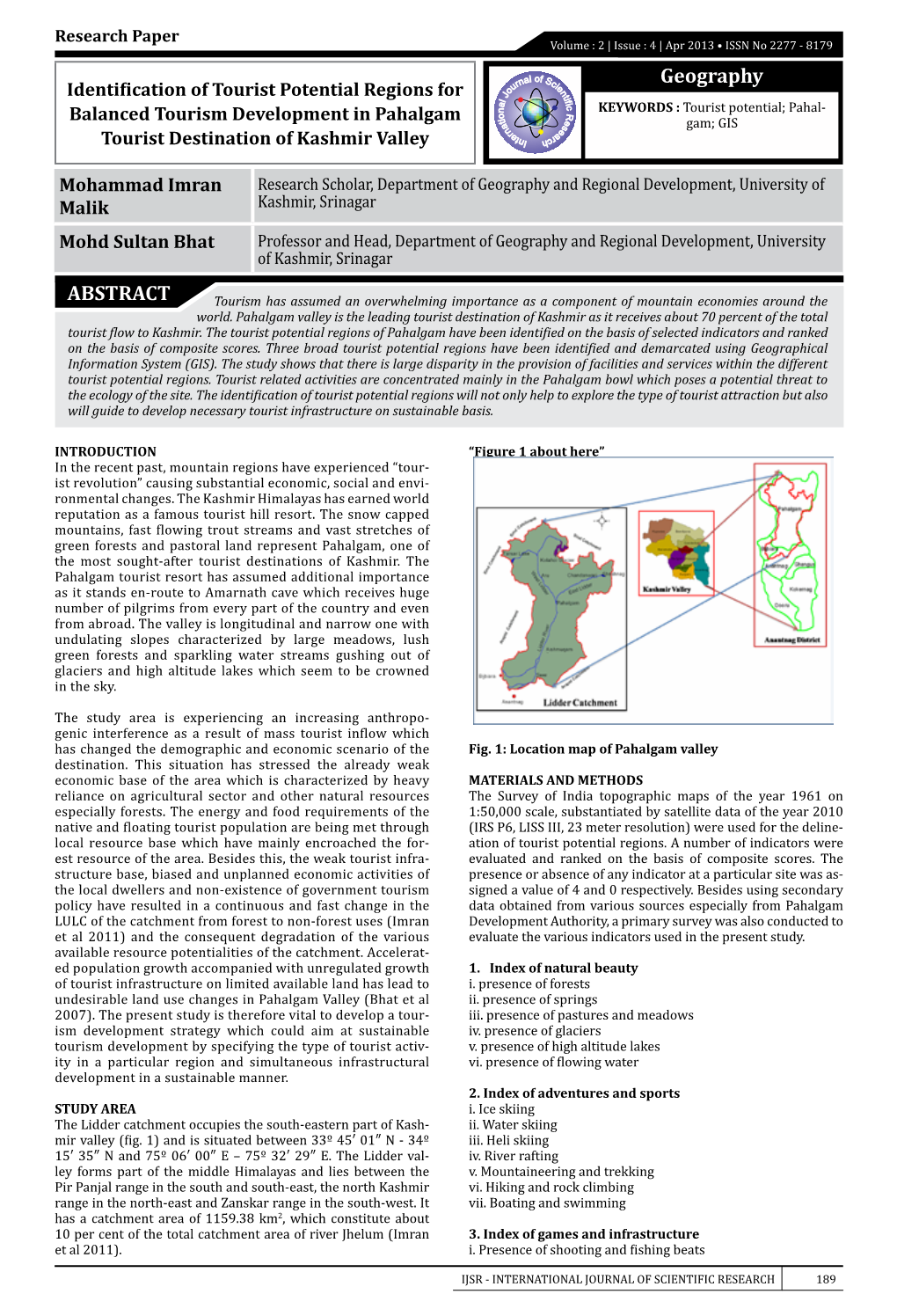 Geography ABSTRACT