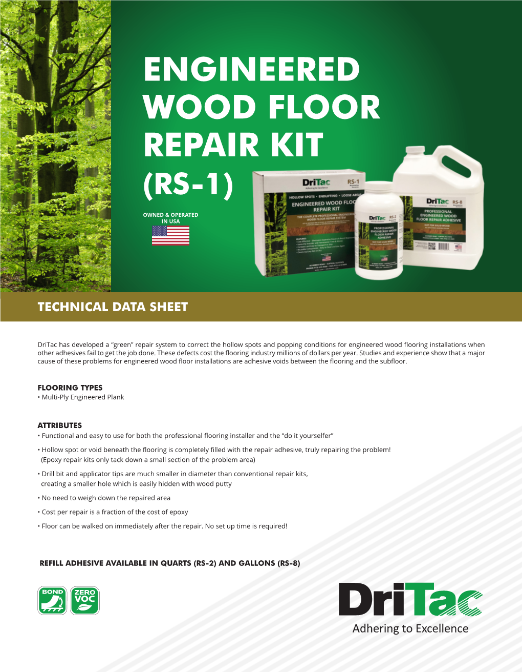 Engineered Wood Floor Repair Kit (Rs-1)
