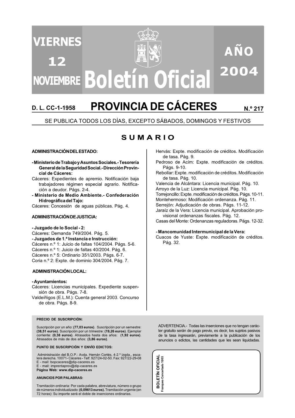 Boletín Oficial