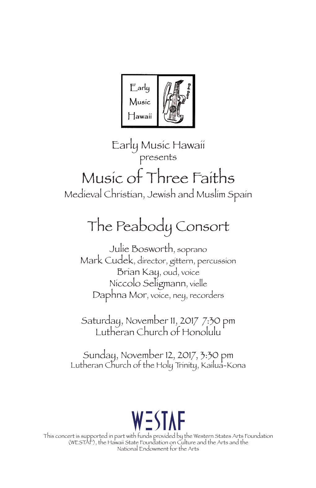 Music of Three Faiths Medieval Christian, Jewish and Muslim Spain