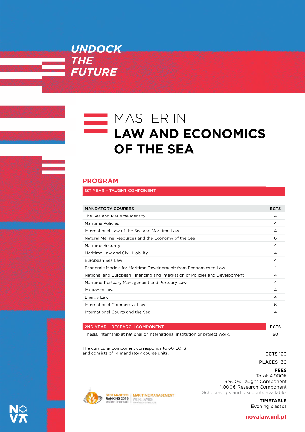 Master in Law and Economics of the Sea