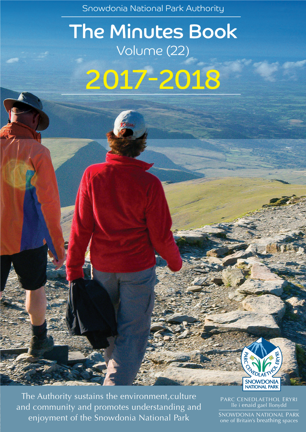 Snowdonia National Park Authority the Minutes Book Volume (22) 2017-2018