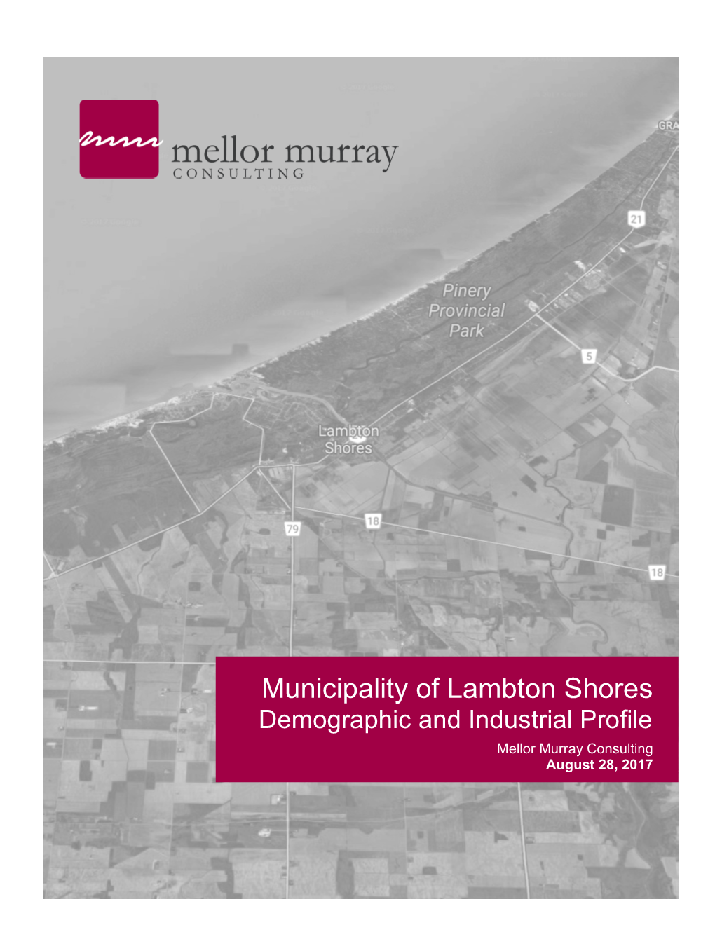 Lambton Shores Demographic and Industrial Profile Mellor Murray Consulting August 28, 2017