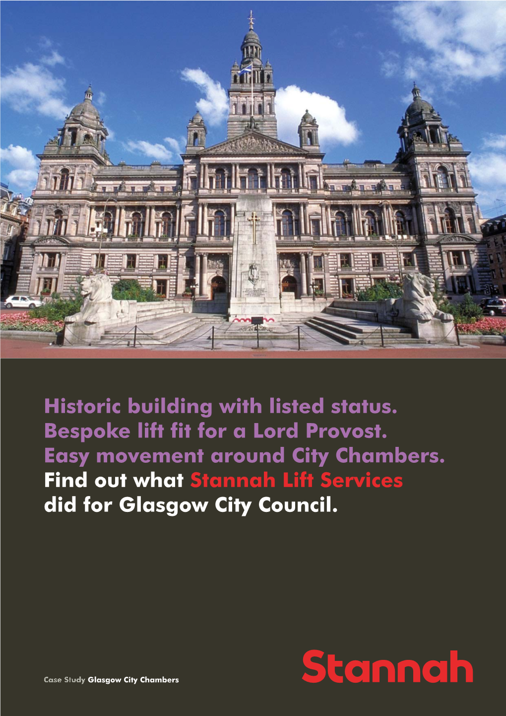 Lift Services Case Study Glasgow City Chambers:Tonic CS 1