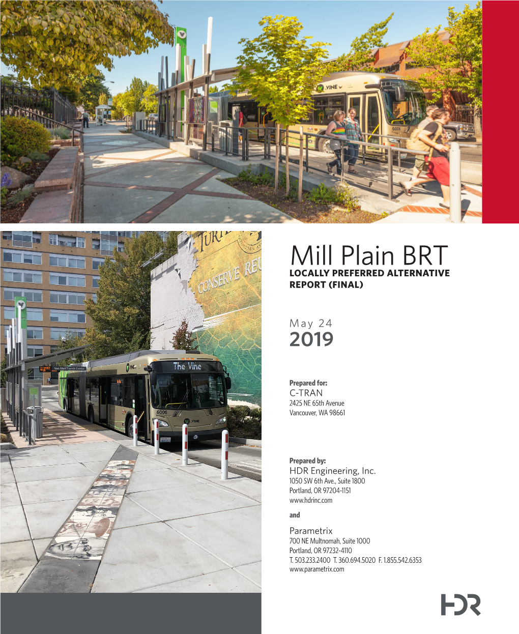 Mill Plain BRT LOCALLY PREFERRED ALTERNATIVE REPORT (FINAL)