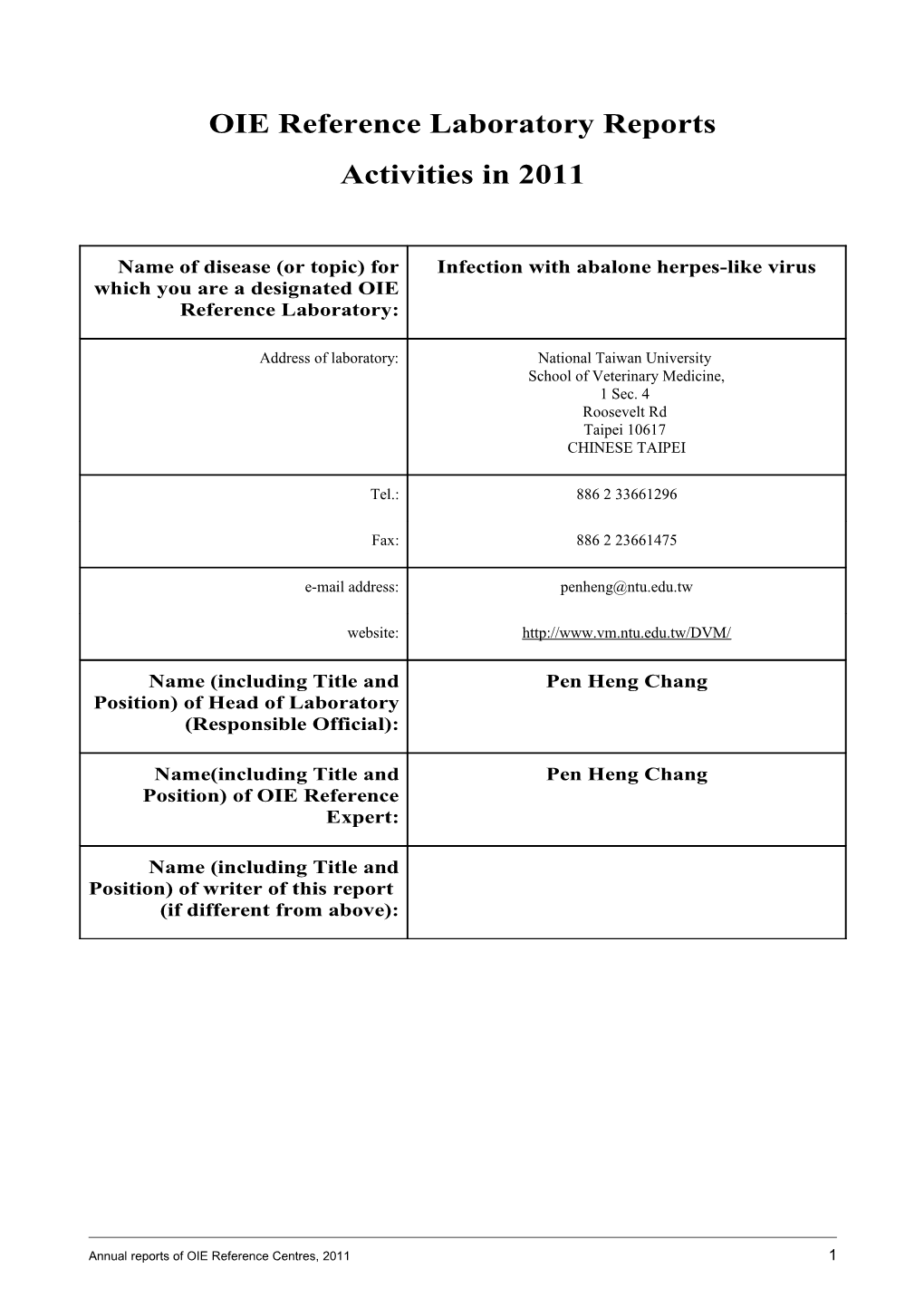 OIE Reference Laboratory Reports s7