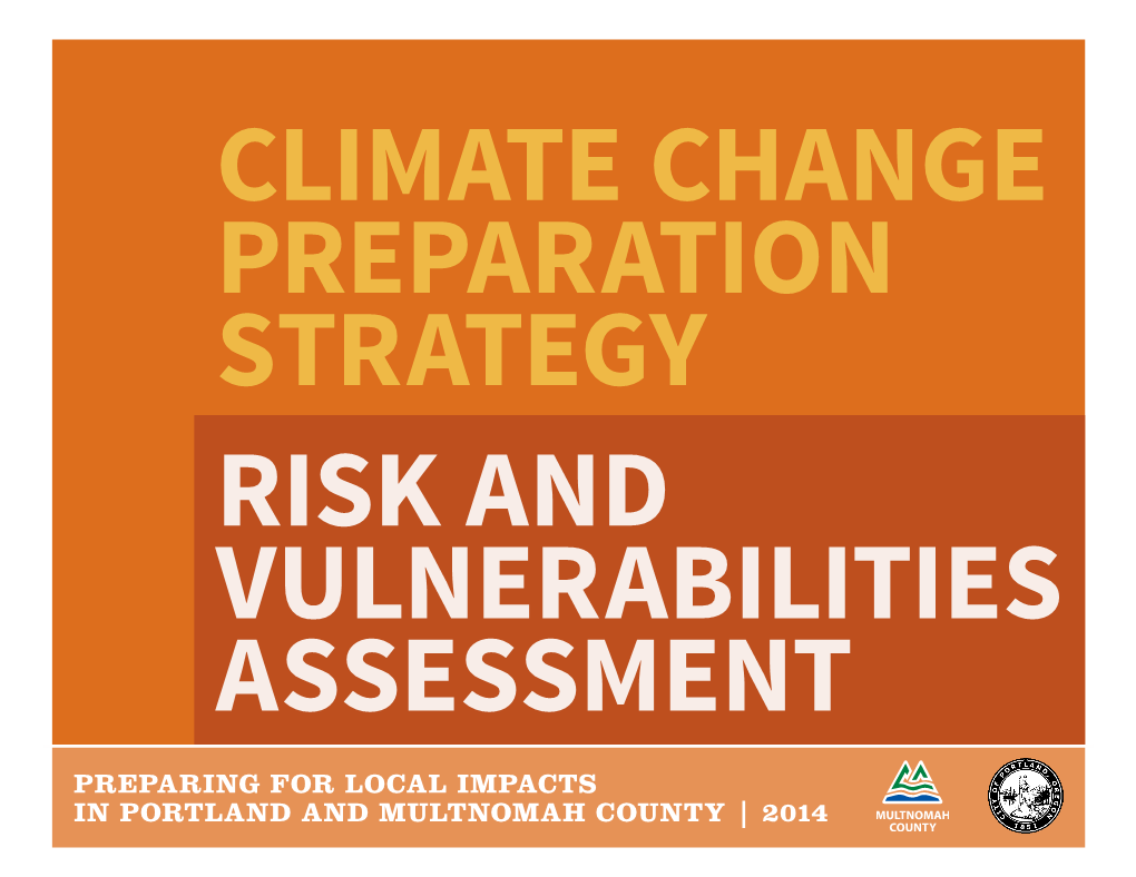 Preparing for Local Impacts in Portland and Multnomah County | 2014