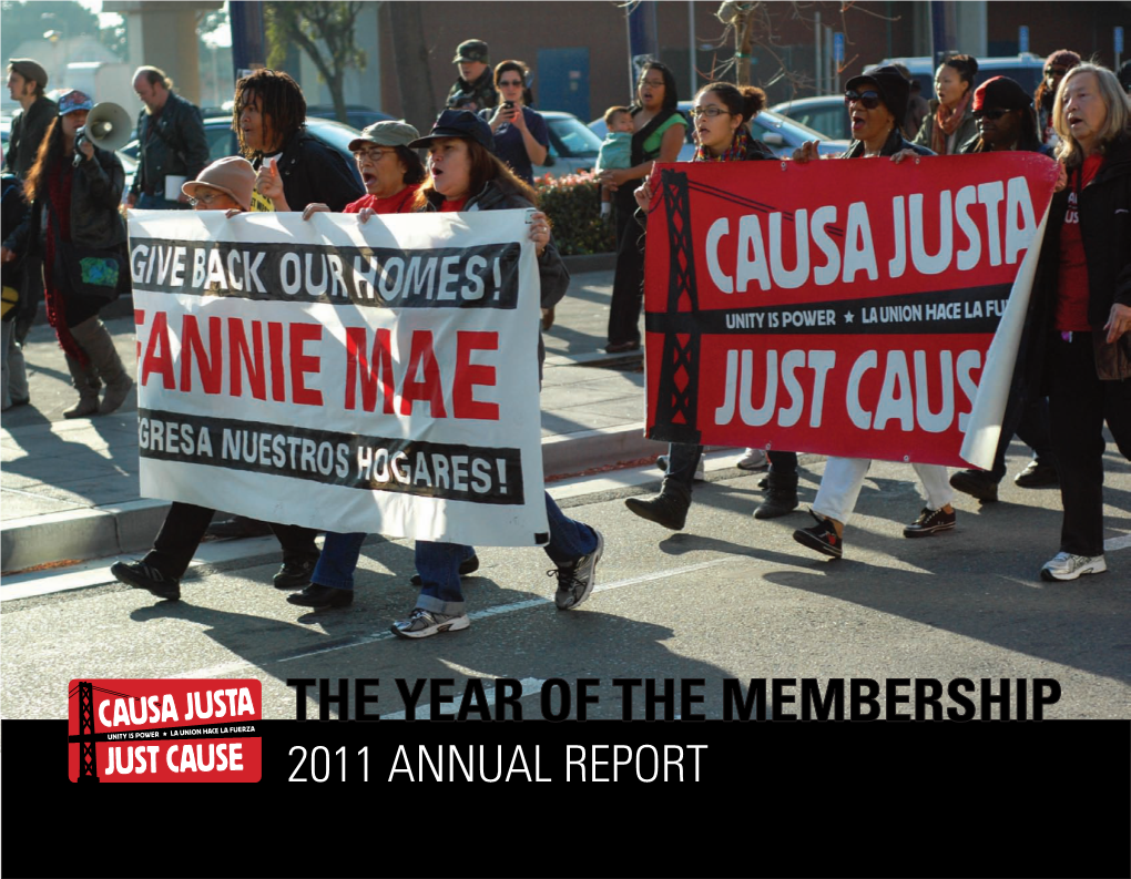 The Year of the Membership 2011 Annual Report