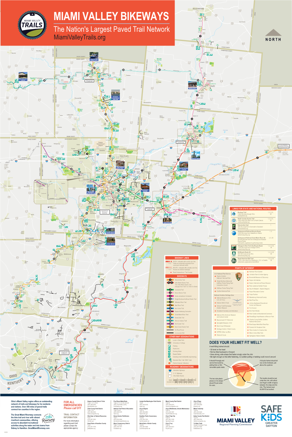 6Th Edition of the Miami Valley Ohio Bikeways