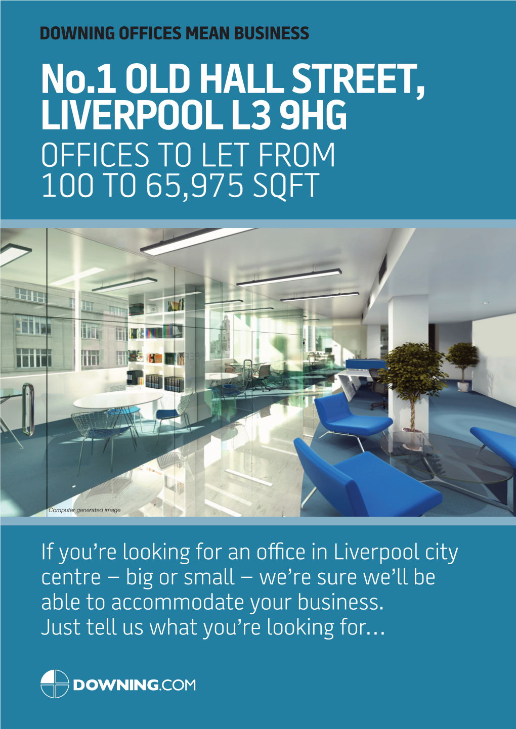 No.1 OLD HALL STREET, LIVERPOOL L3 9HG OFFICES to LET from 100 to 65,975 SQFT
