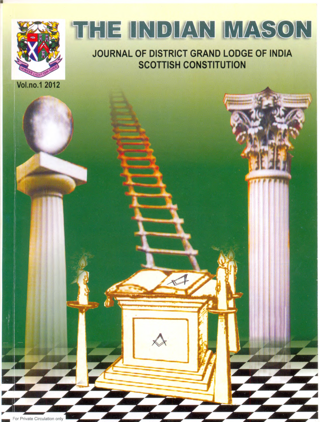 Journal of District Grand Lodge of India Scottish Constitution