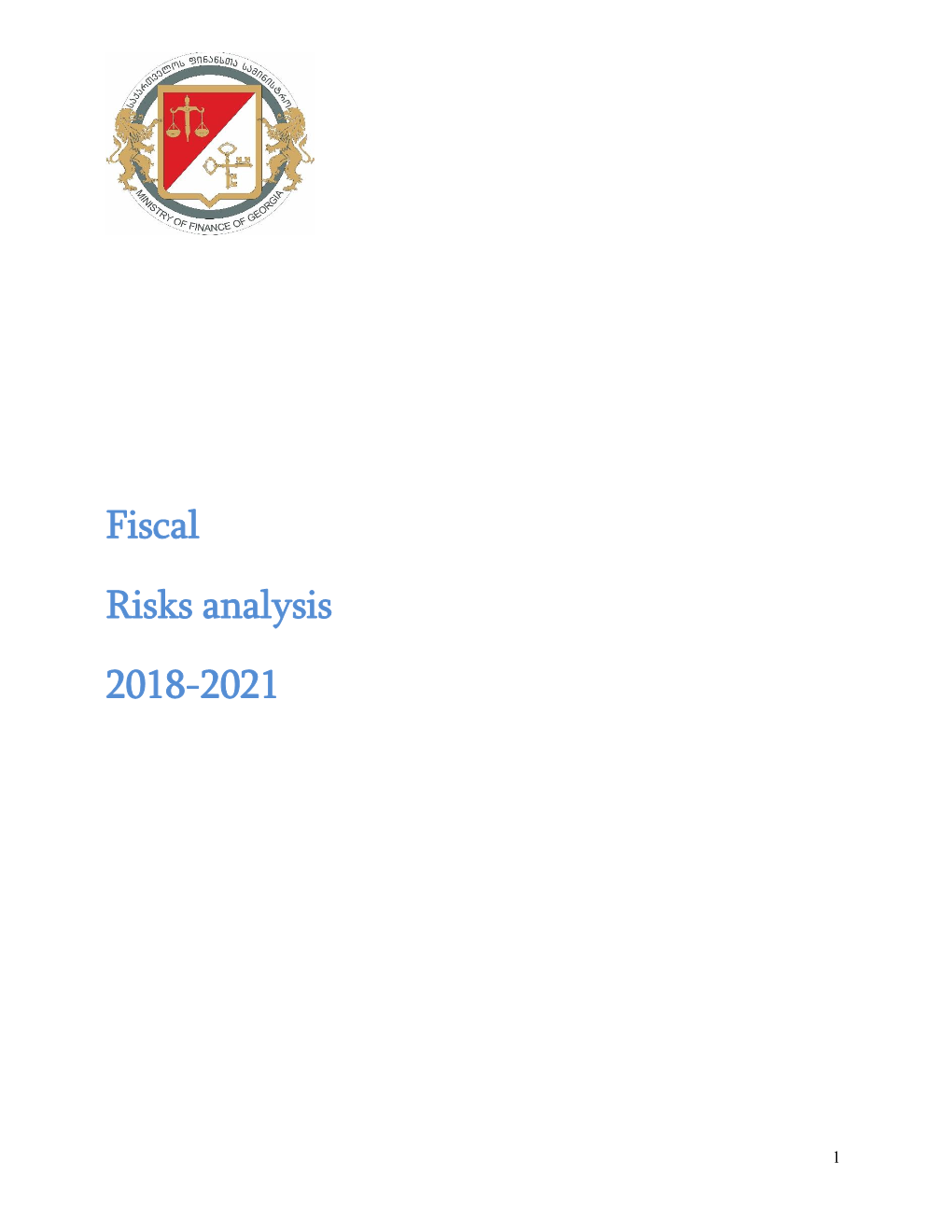 Fiscal Risks Analysis 2018-2021