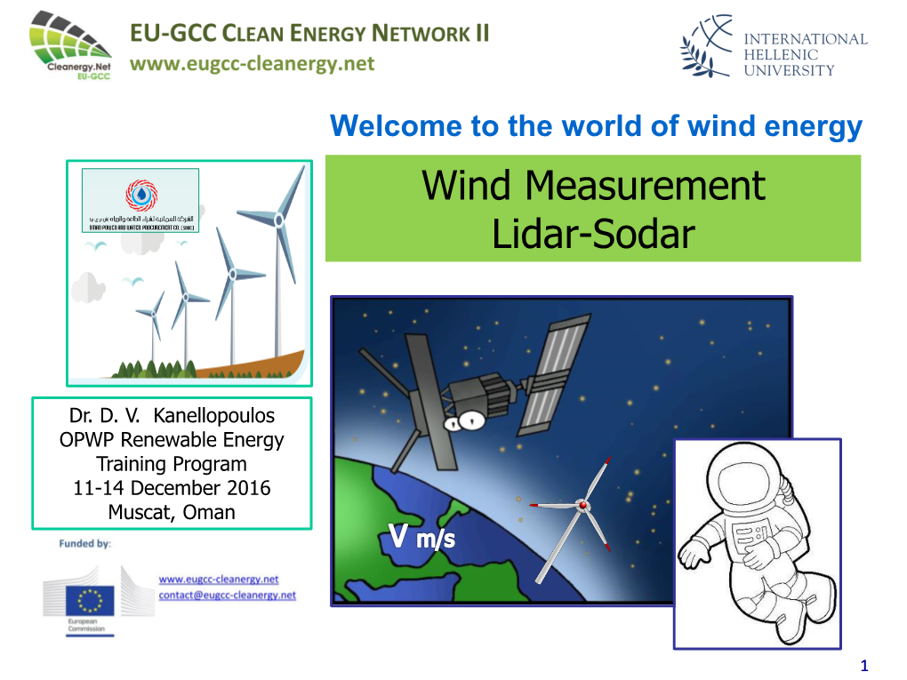 Wind Measurement Lidar-Sodar