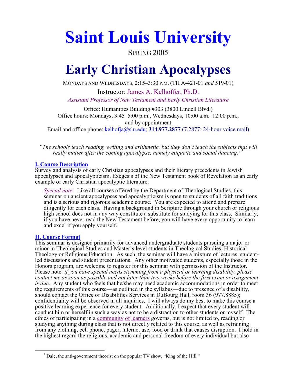 Early Christian Apocalypses