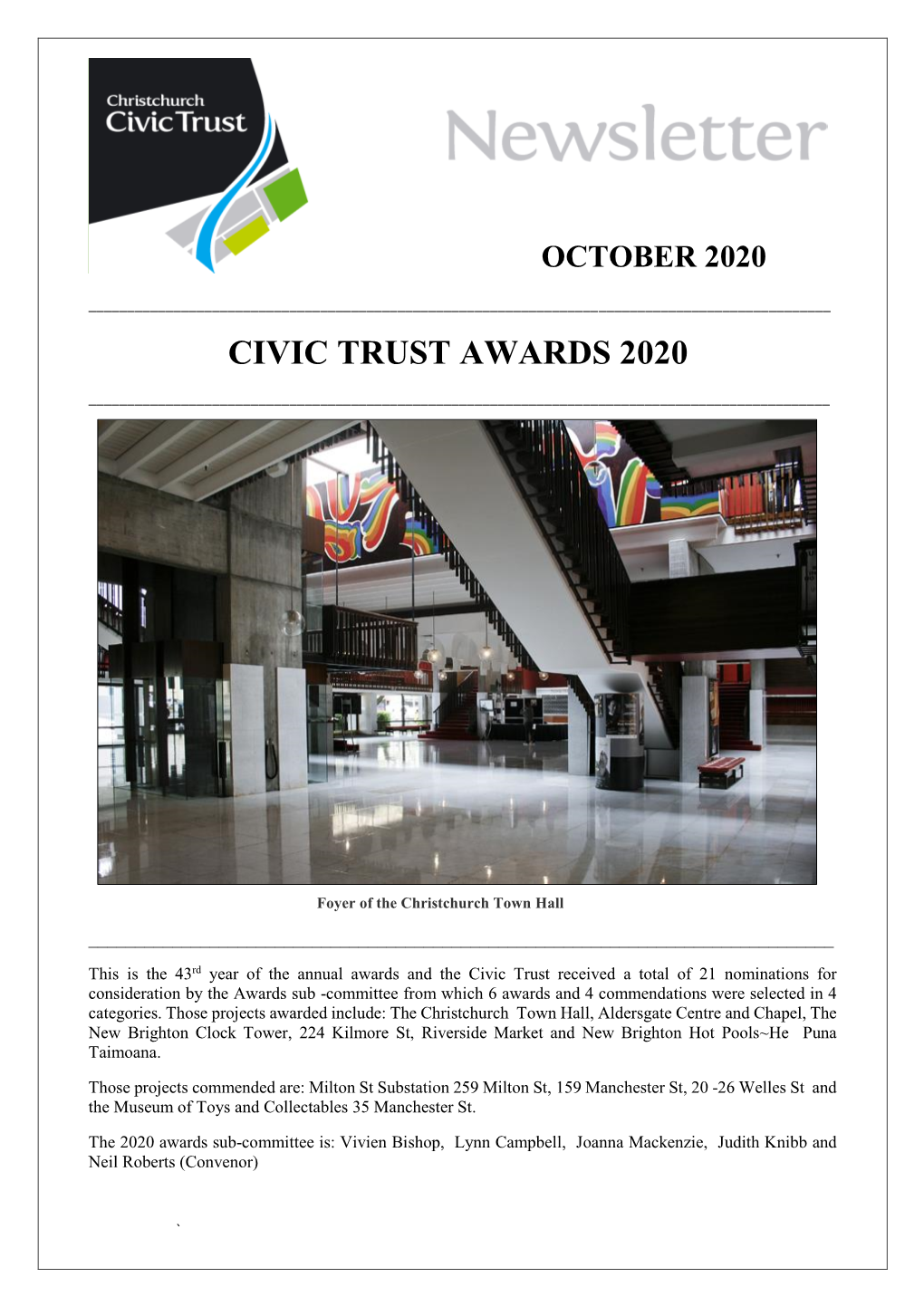 Civic Trust Awards 2020