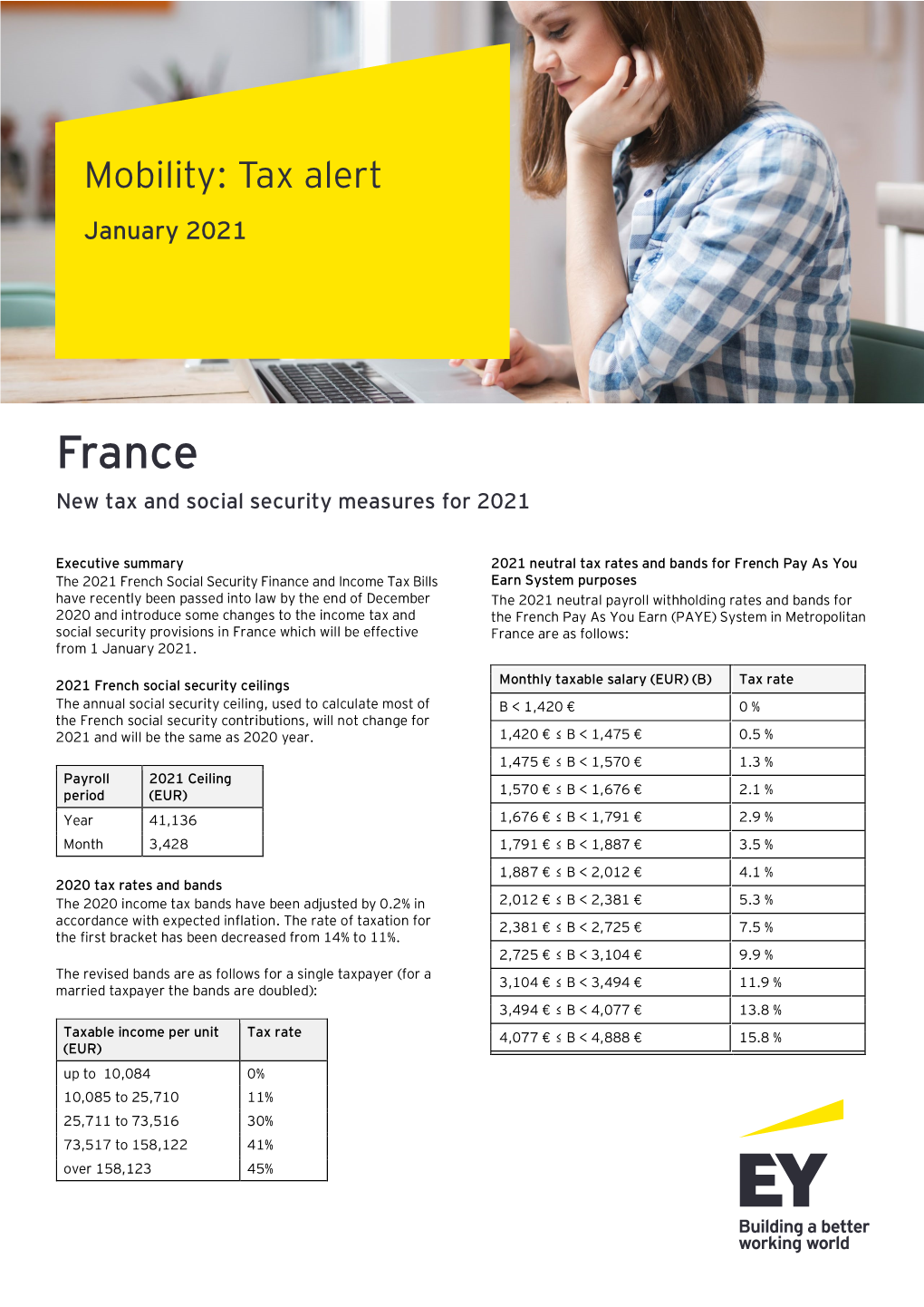 France New Tax and Social Security Measures for 2021