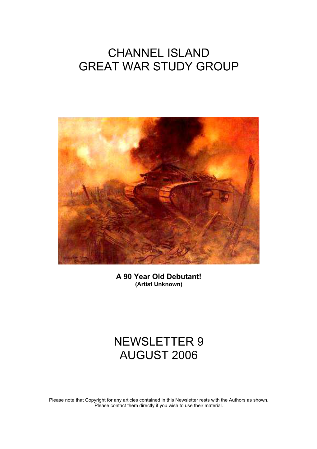 Channel Island Great War Study Group