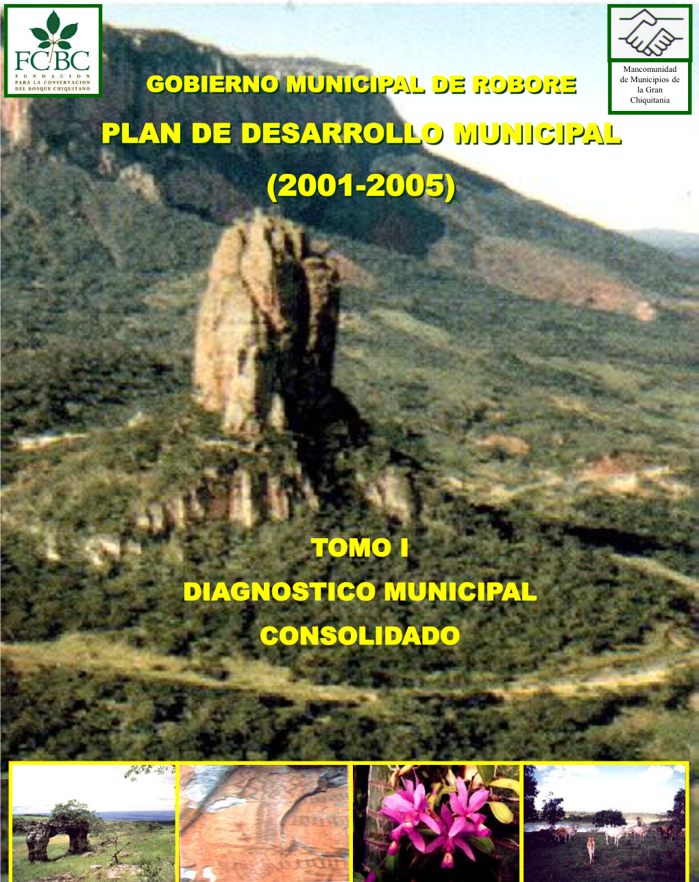 GOBIERNO MUNICIPAL DE ROBORE La Gran Chiquitania PLAN DE DESARROLLO MUNICIPAL (2001-2005)