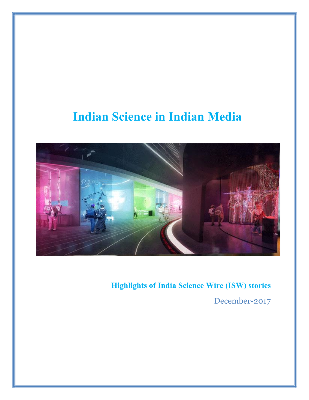 India Science in Indian Media December 2017