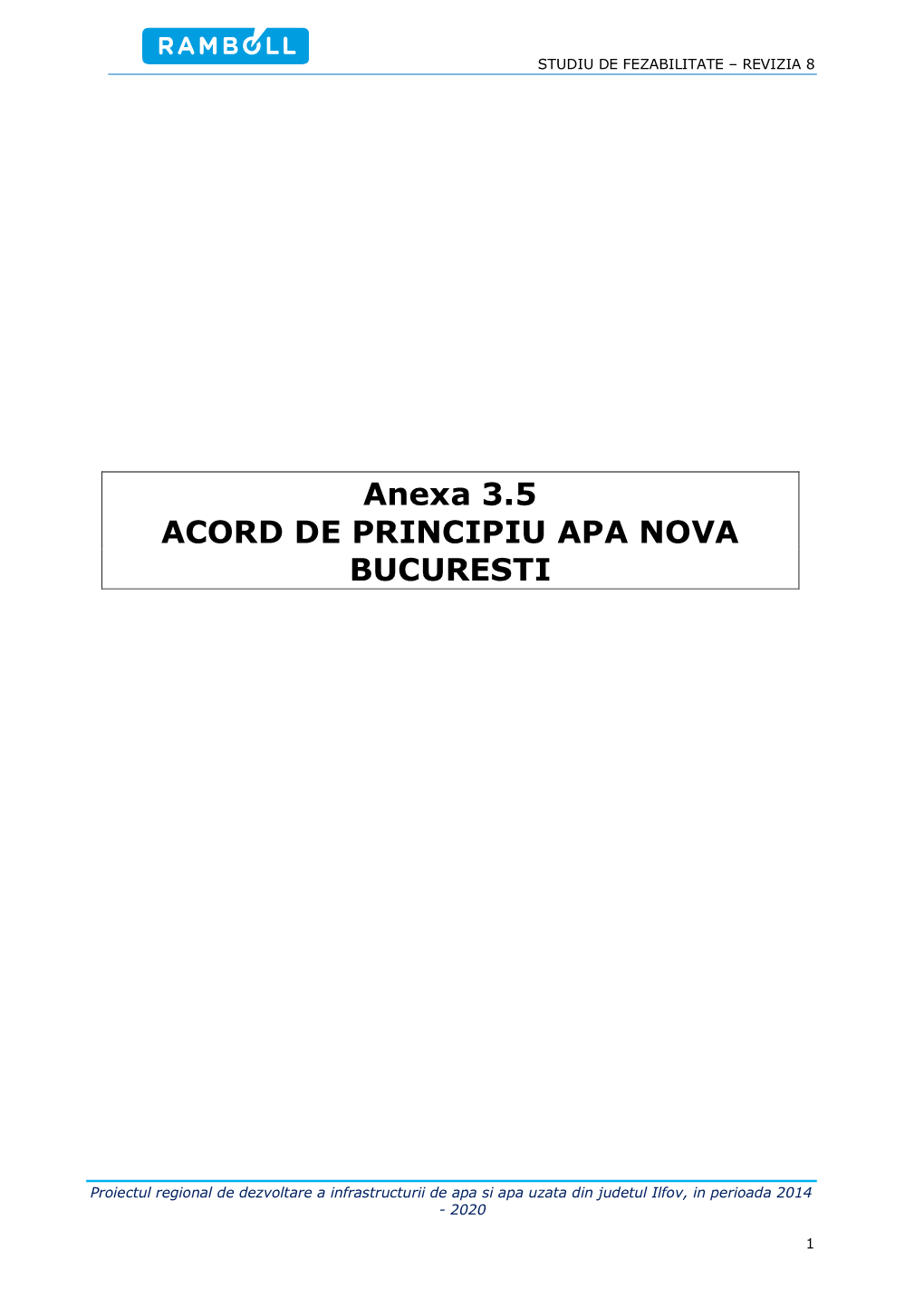 Anexa 3.5 ACORD DE PRINCIPIU APA NOVA BUCURESTI