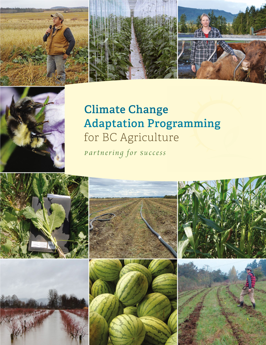 Climate Change Adaptation Programming for BC Agriculture Partnering for Success a Resilient Agriculture Sector in a Changing Climate