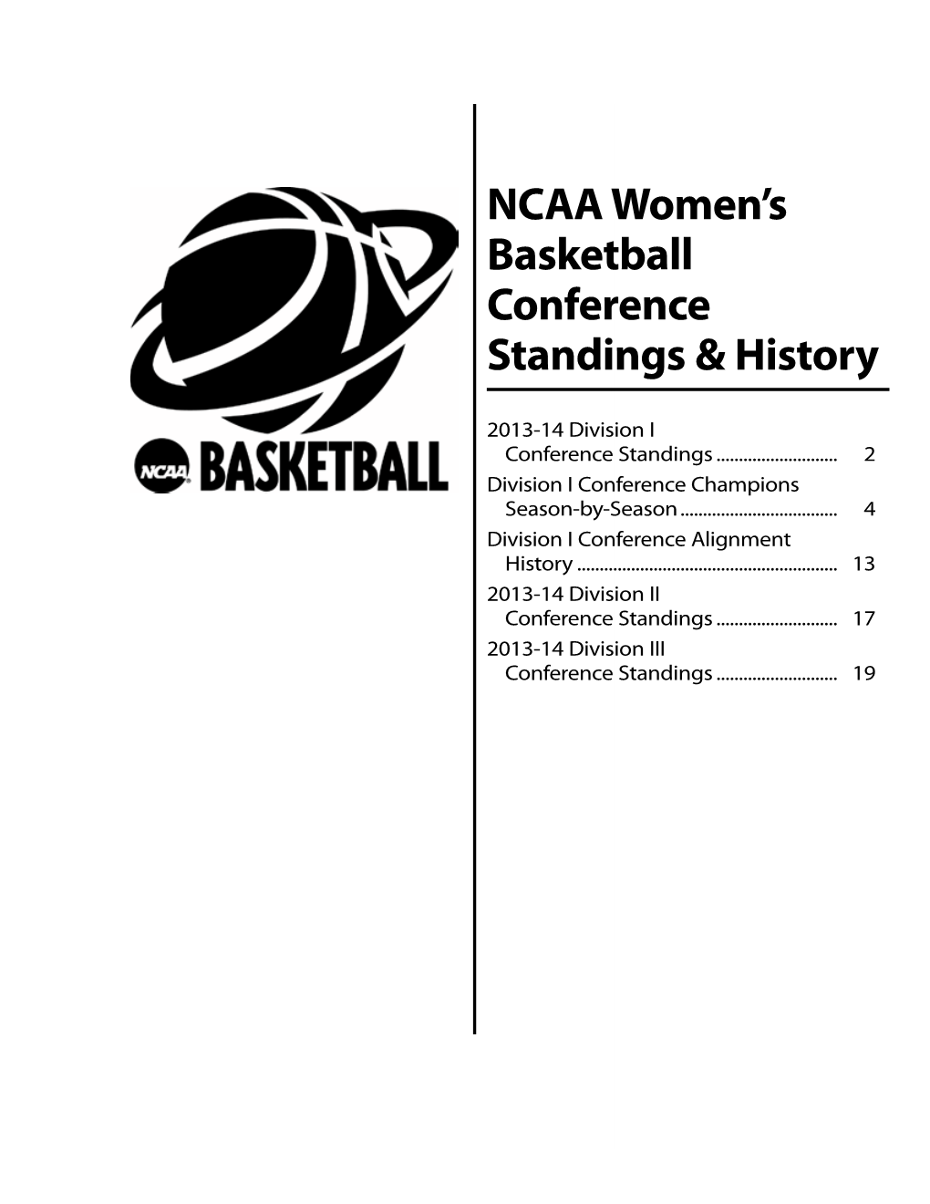 NCAA Women's Basketball Conference Standings & History