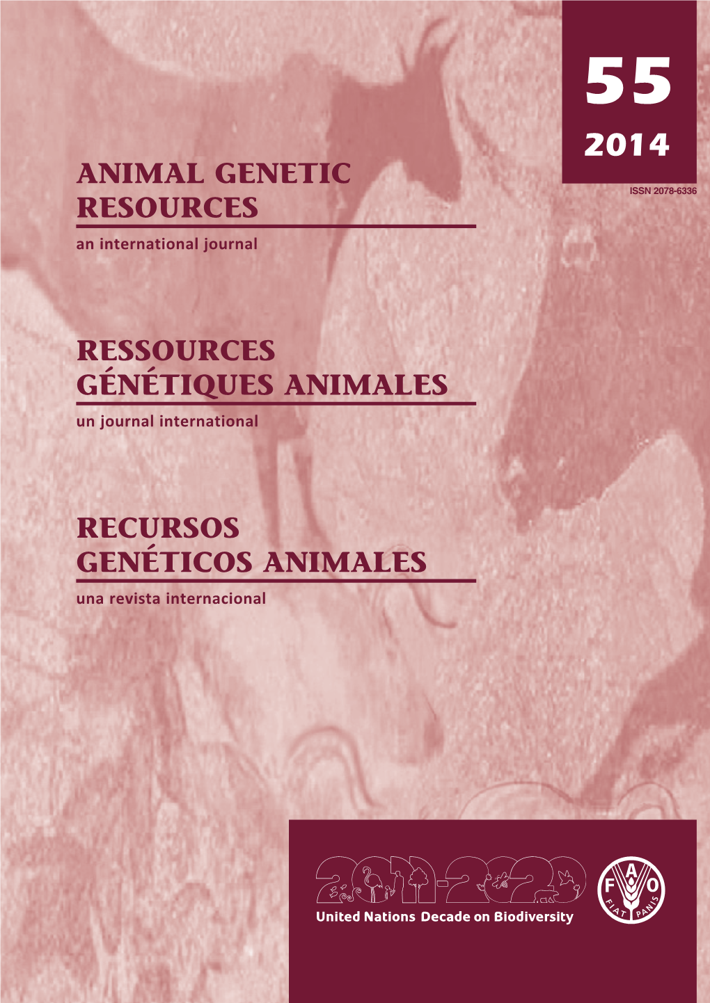 Animal Genetic Resources/Ressources Génétiques Animales/Recursos Genéticos Animales