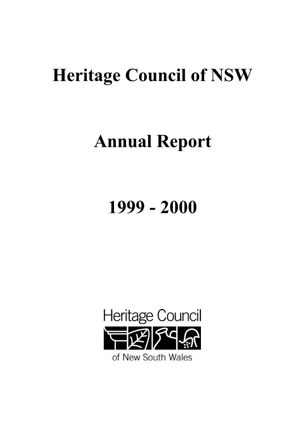 Heritage Council Report 2000