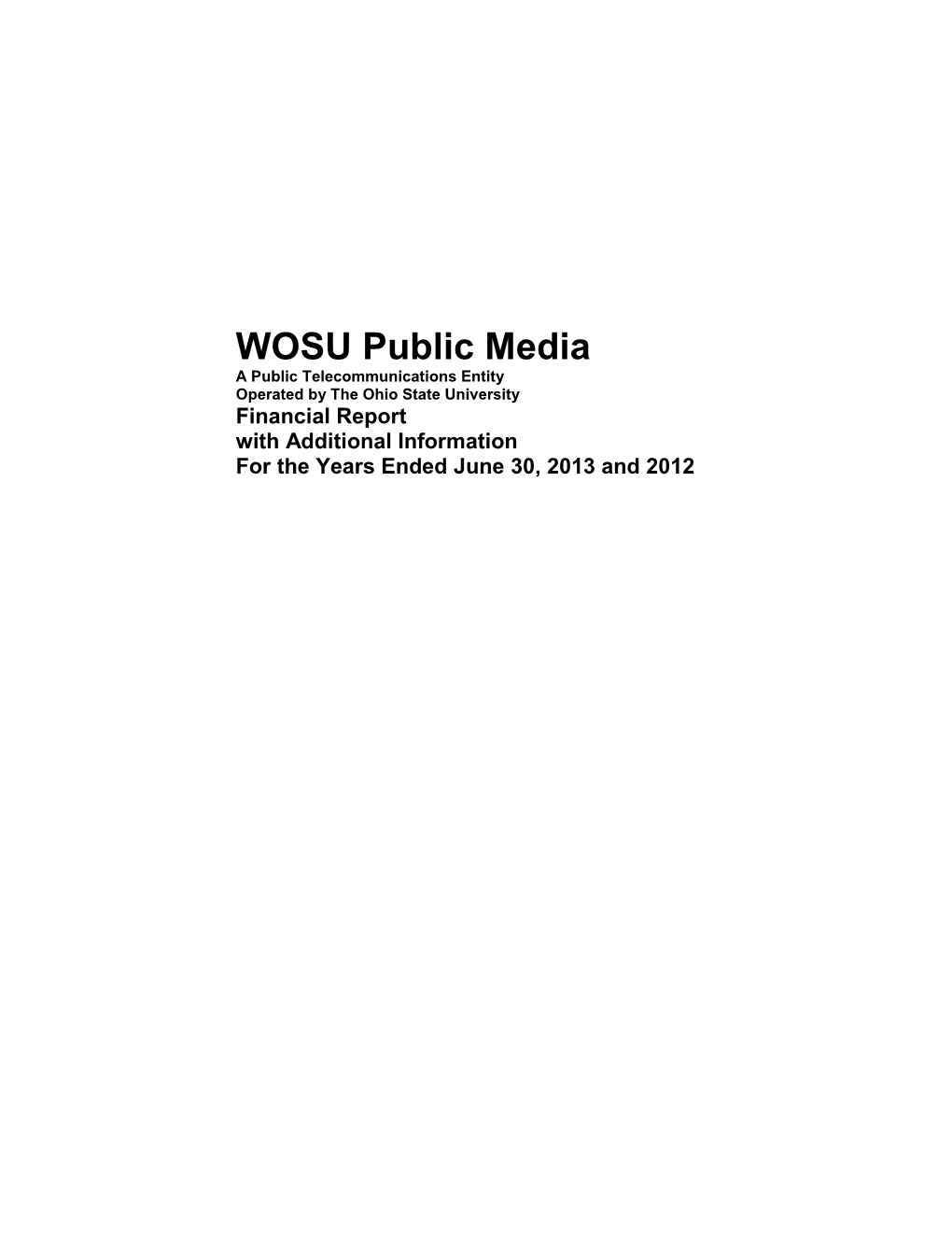 WOSU Public Media