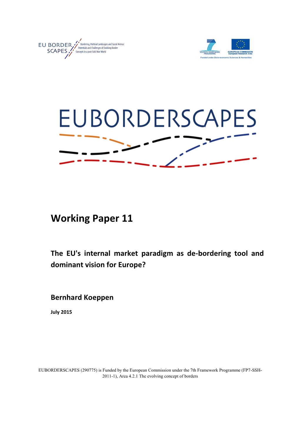 Working Paper 11 Bernhard Koeppen