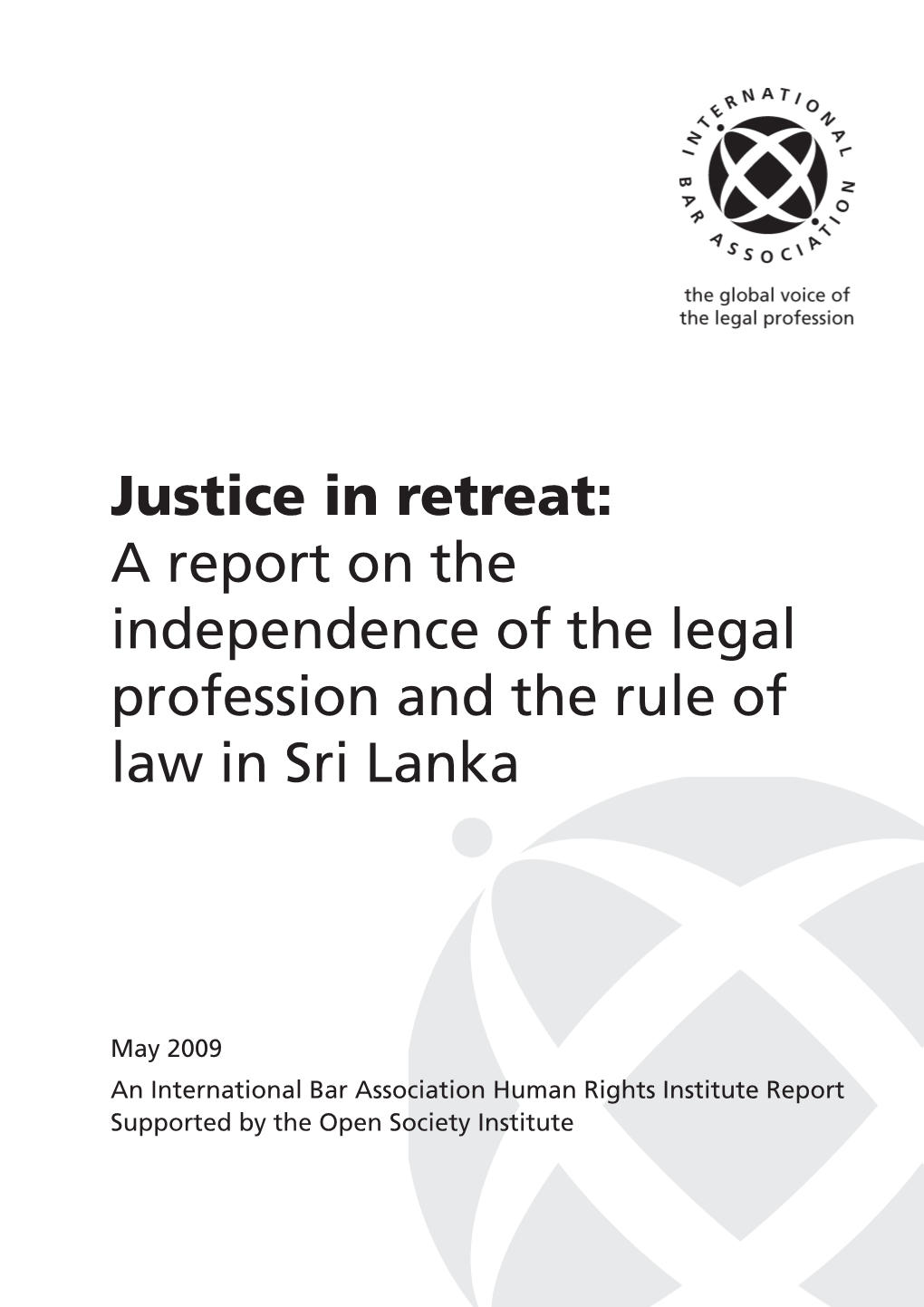 Sri Lanka Report May 2009.Indd