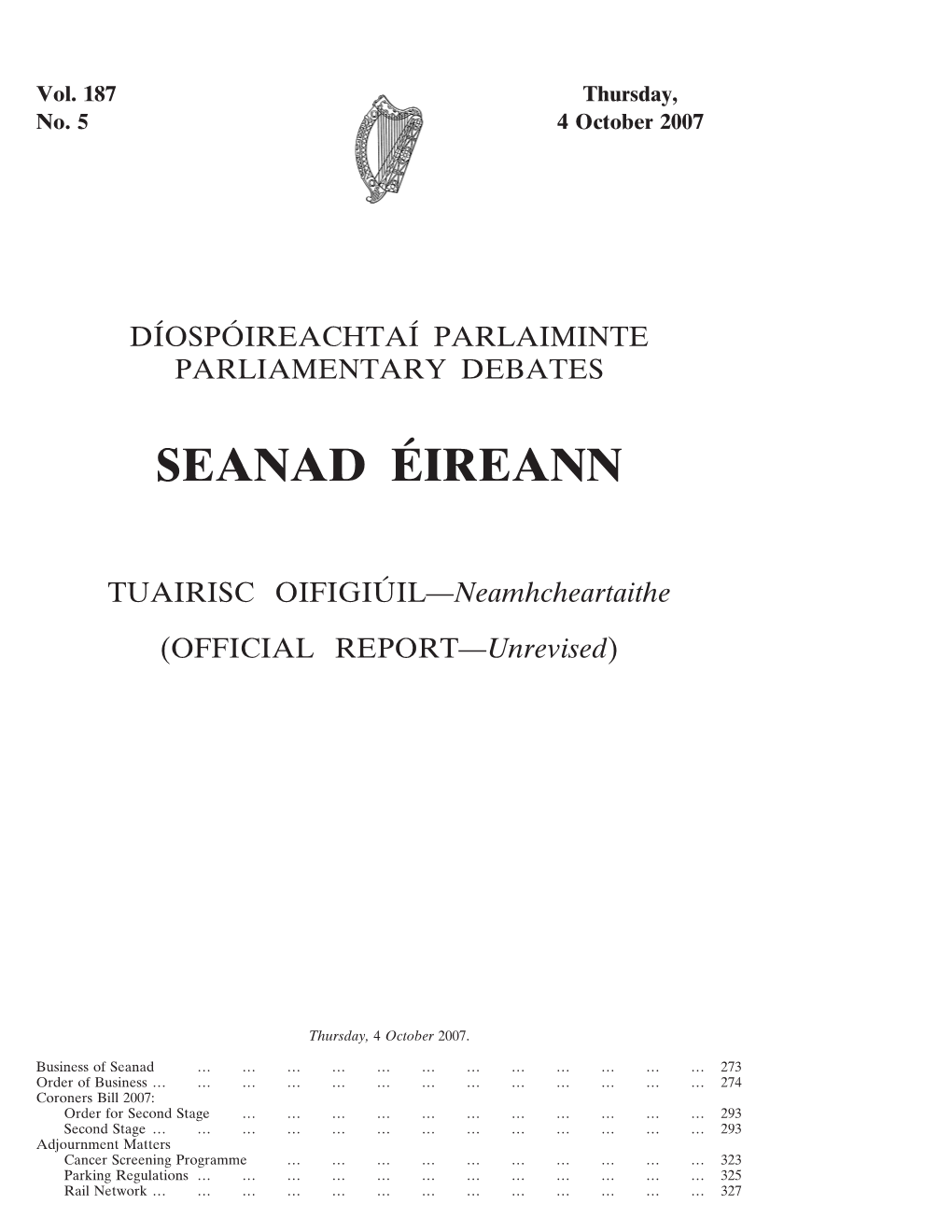 Seanad E´Ireann