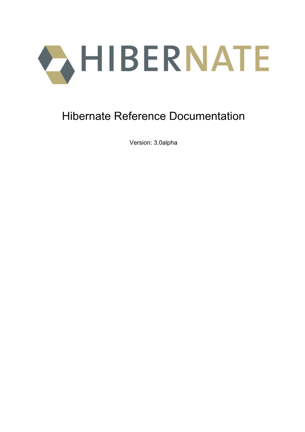 Hibernate Reference Documentation