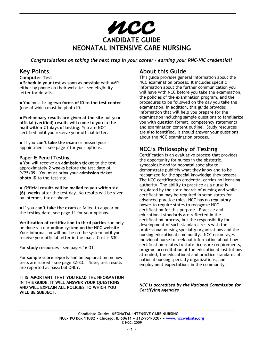 Neonatal Intensive Care Nursing