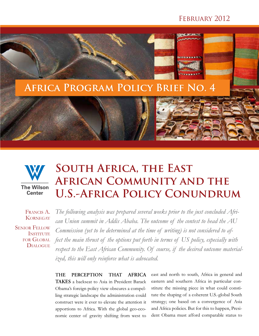 South Africa, the East African Community and the U.S.-Africa Policy Conundrum