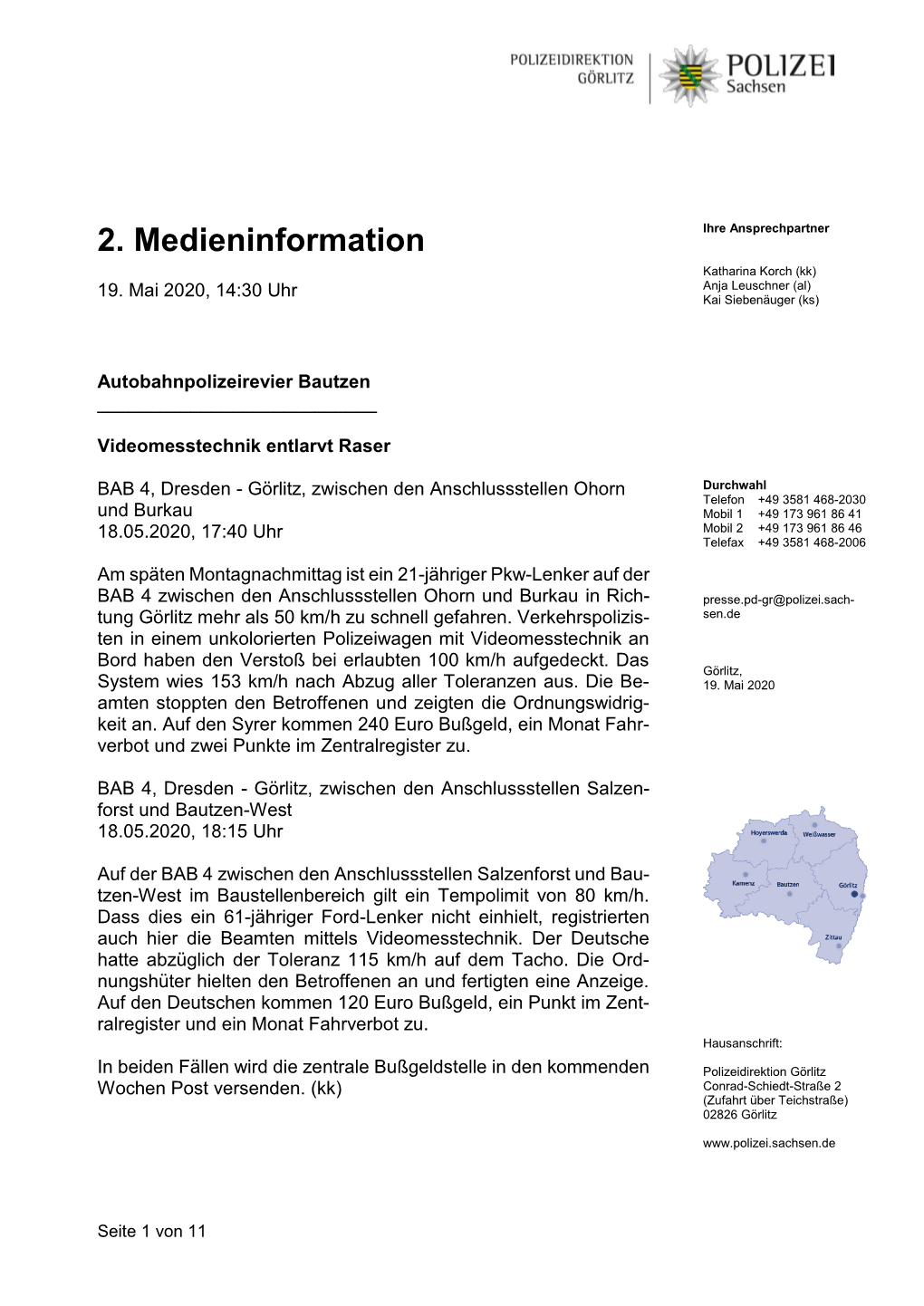 2. Medieninformation Katharina Korch (Kk) 19