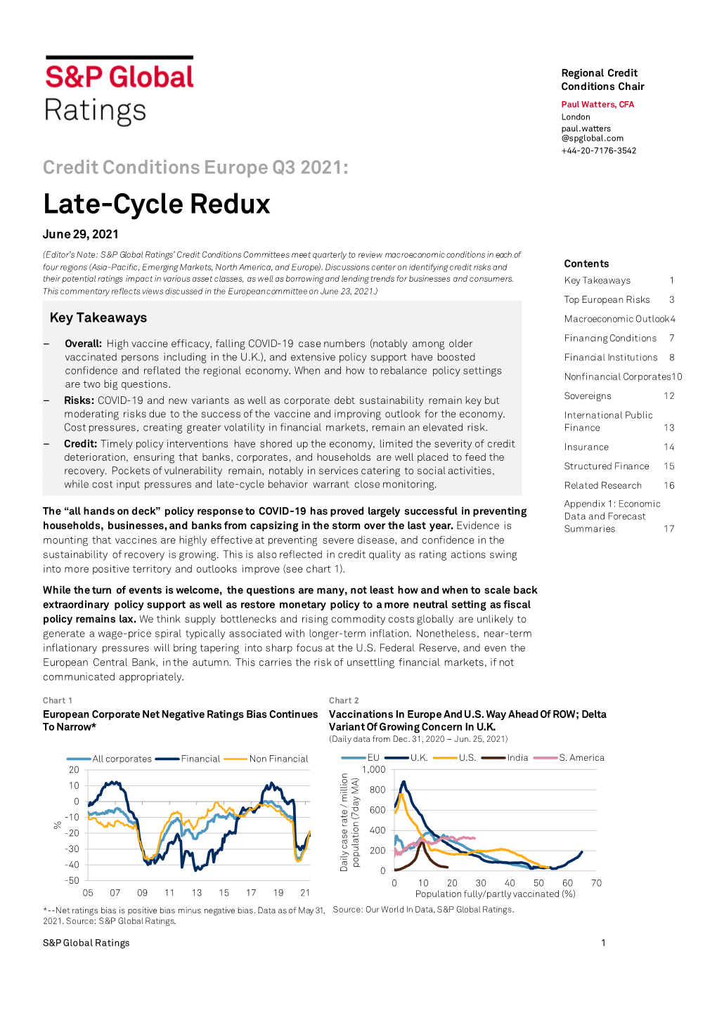 S&P Corporate Research Template