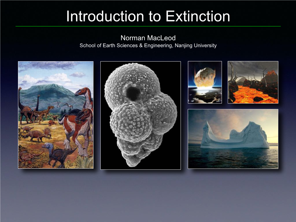 Introduction to Extinction (Pdf)