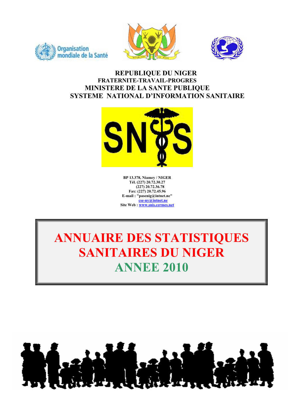 Annuaire Des Statistiques Sanitaires Du Niger Annee 2010