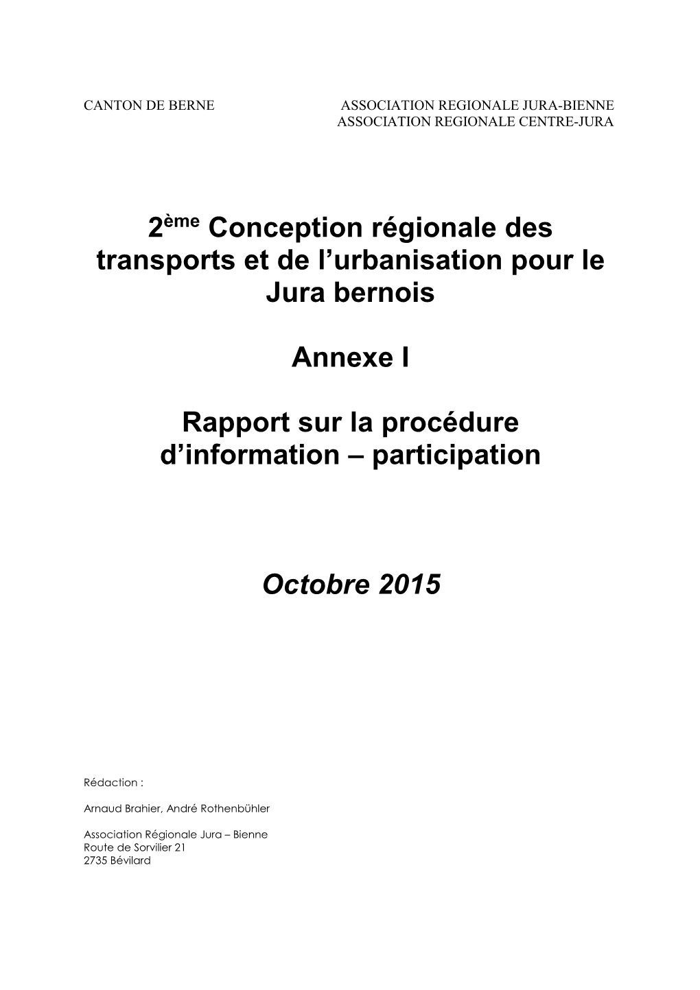 Rapport Info/Participation CRTU2