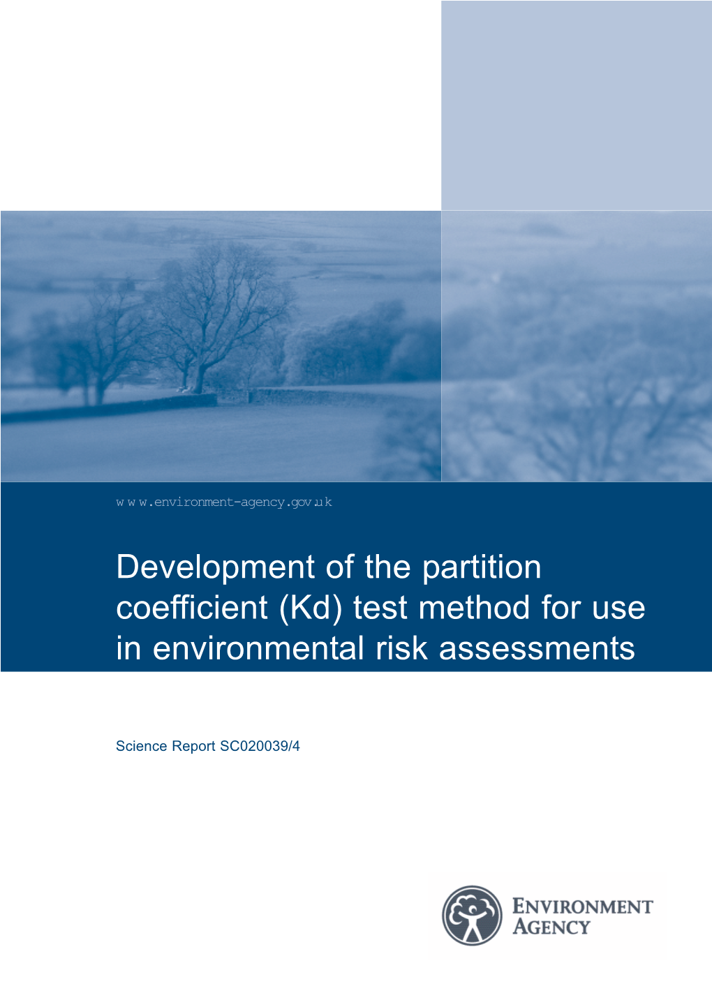 Development of the Partition Coefficient (Kd) Test Method for Use in Environmental Risk Assessments