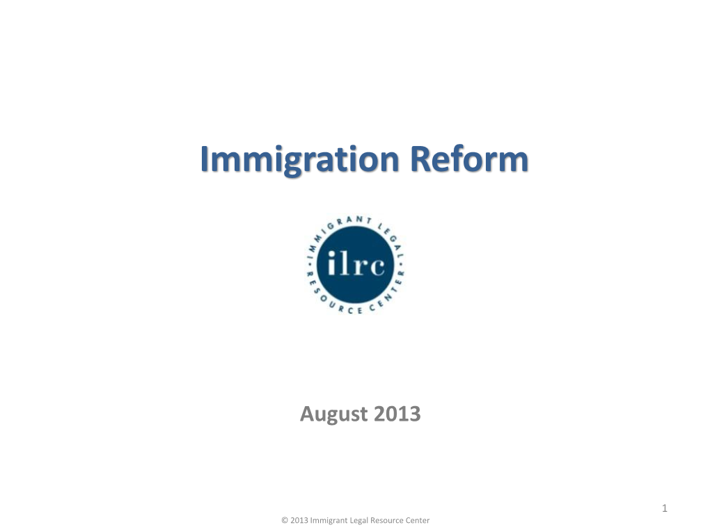 Immigration Reform