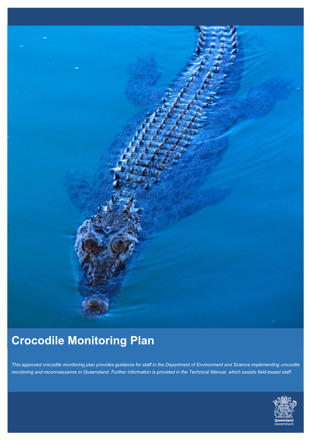 Queensland Crocodile Monitoring Plan