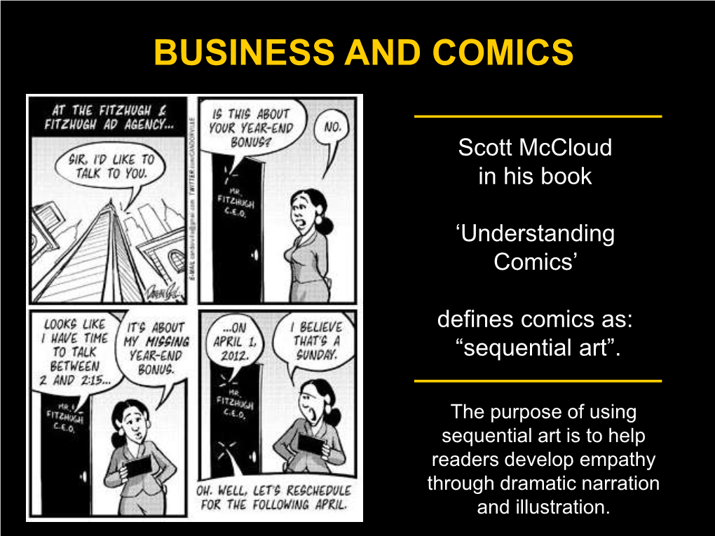 Business and Comics