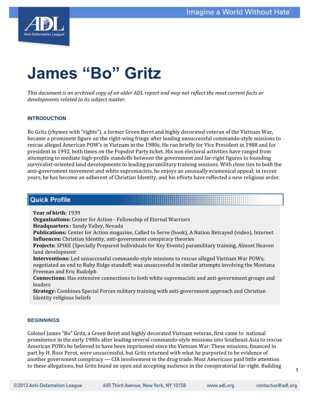James “Bo” Gritz